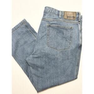 Duluth Trading Company Jeans Flex Ballroom Medium Wash 40x28 Work Jeans